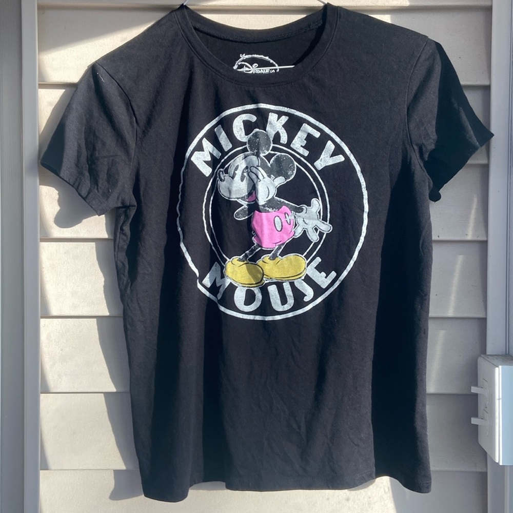 Junior girls Disney Mickey Mouse T-shirt size (L 11/13)